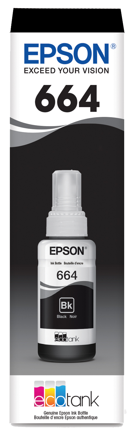  tintas epson 664 Black